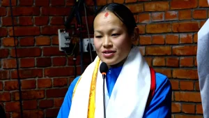 कराँते खेलकी एरिका सेमिफाइनलमा प्रवेश