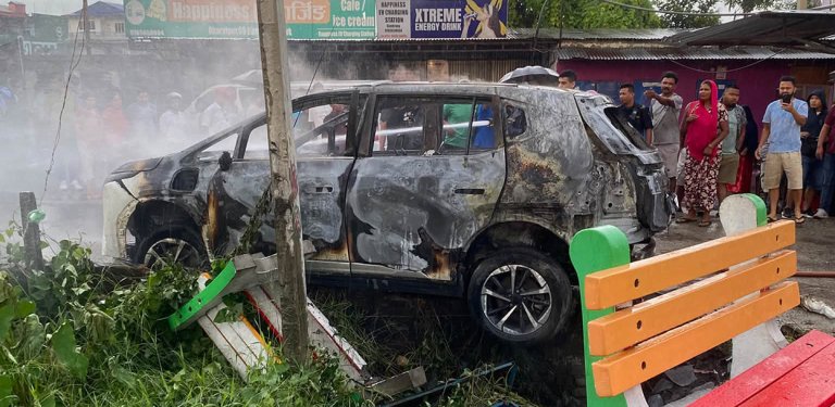 ईभी कारमा आगलागी हुँदा एक जनाको जलेर मृत्यु ।थारू पाेर्टल